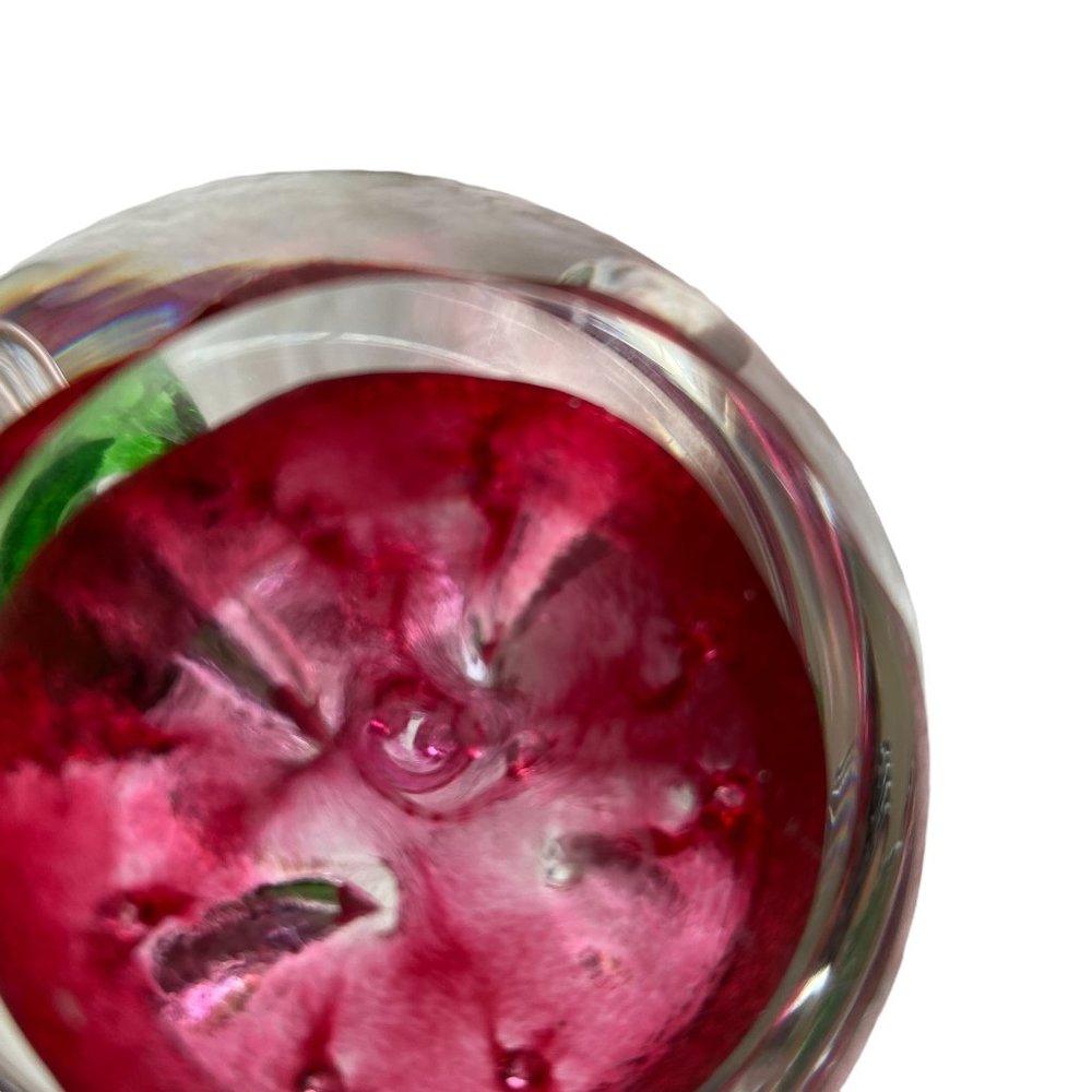 Caithness Glass Paperweight Windfall-Ruby - Picture 8 of 16